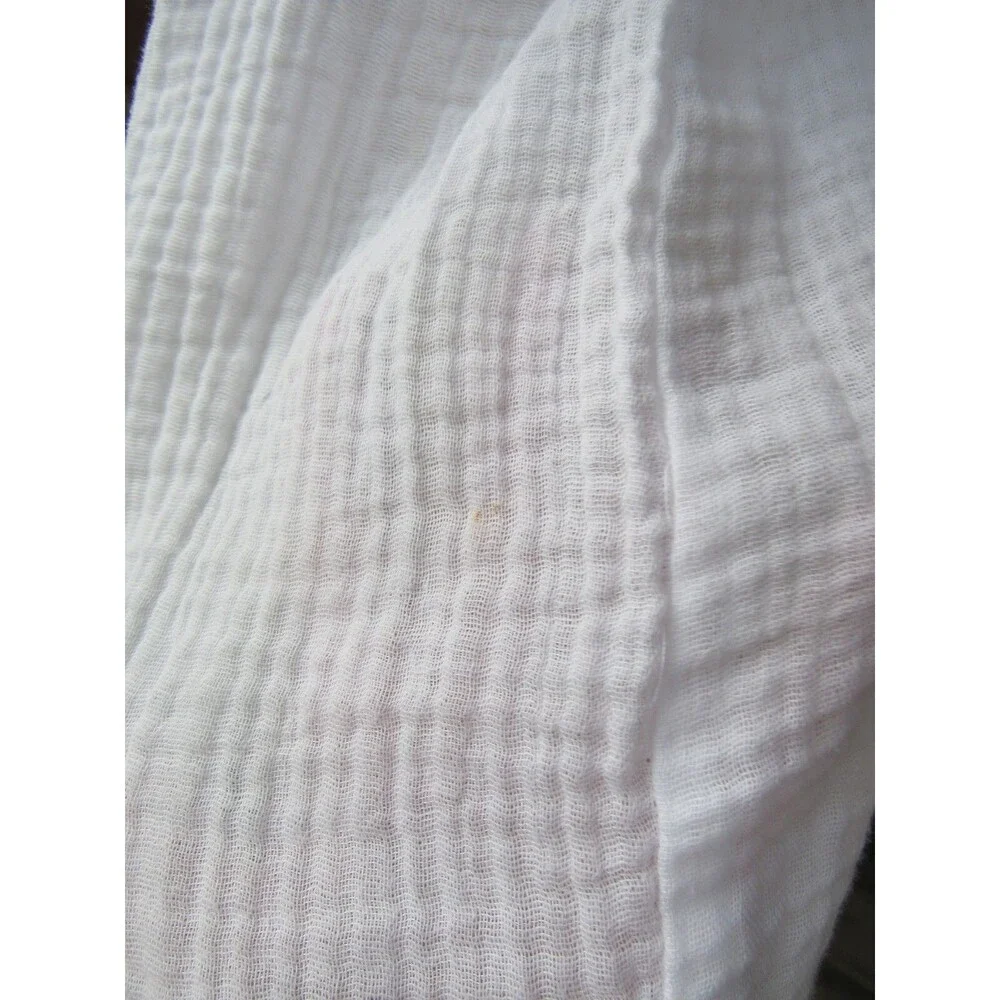 Off the Shoulder Top Womens L White Gibson x Hi Sugarplum! Santa Fe Rickrack